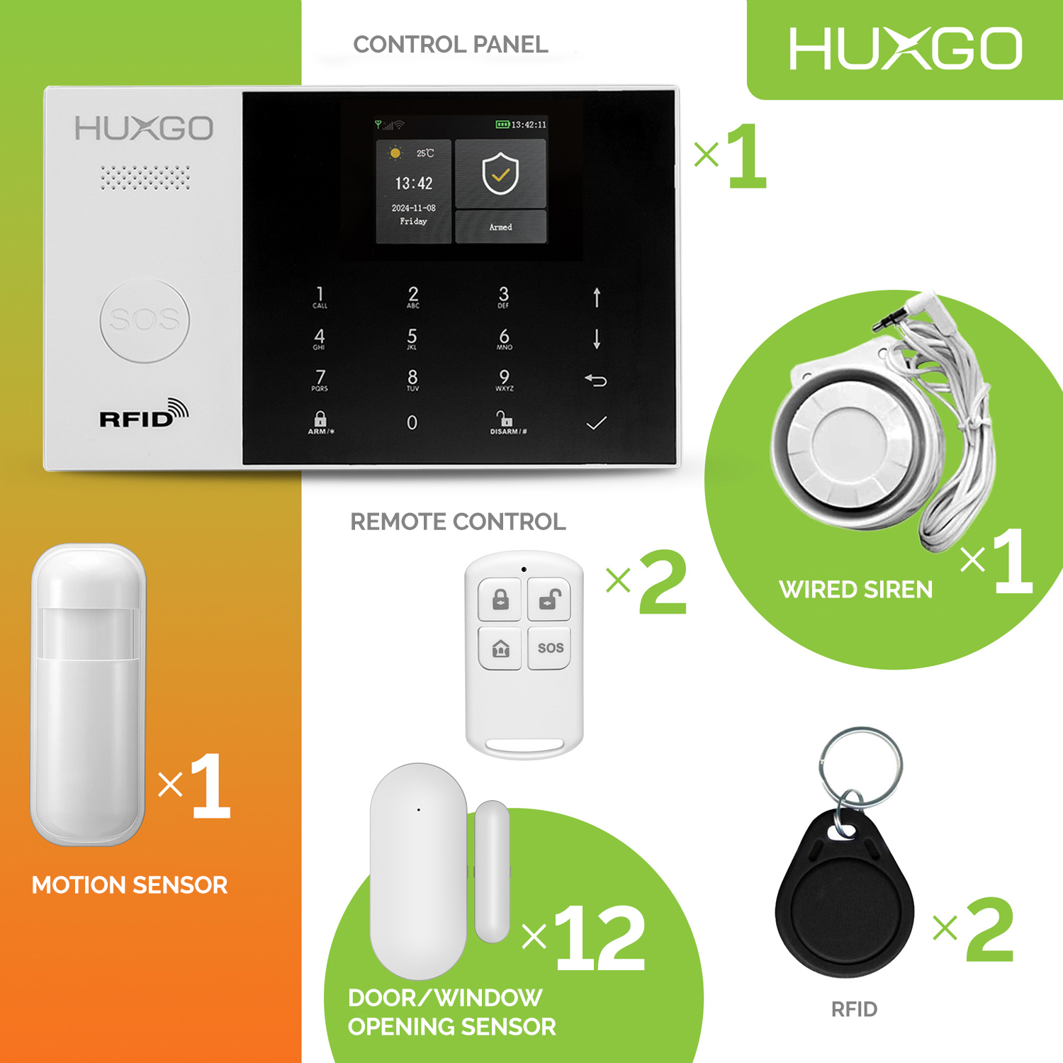 Wireless Home Security System SET