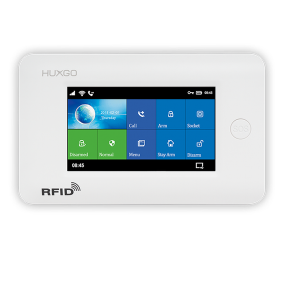 HUXGO® HXA006 4G LTE - Control panel of the Alarm System with WiFi and GSM | Control via Tuya Smart