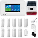 Alarm bezprzewodowy WiFi + GSM 4G LTE - zestaw alarmowy HUXGO z aplikacją TUYA - HXA006 4G W R9 BS z syreną bezprzewodową