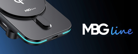 MBG Line® MGB-Q2 – MagSafe QI2 Car Mount – 15W Wireless Charger for iPhone