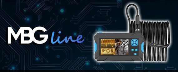 MBG line® P30 8mm - Telecamera di ispezione con obiettivo 1080p Full HD - Con cavo da 10 m