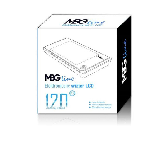 MBG line® SF520A - Electronic door viewer with 3.5 Inch LCD Display -  Wide angel 120°