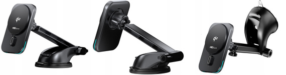 MBG Line® MGB-Q2 – MagSafe QI2 Autohalterung – 15W kabelloses Ladegerät für iPhone