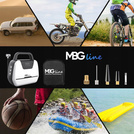 MBG line® Air Pump Car 1866 - Car Compressor 12 V with Digital Display, LED Light and Adapter set