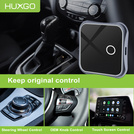 HUXGO® Wireless Adapter 2-in-1 CarPlay and Android Car compatible with Apple and Android Devices