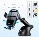 MBG line® X14 MAX - Car holder with wireless charger for 4.7 - 6.9 Inch Phone