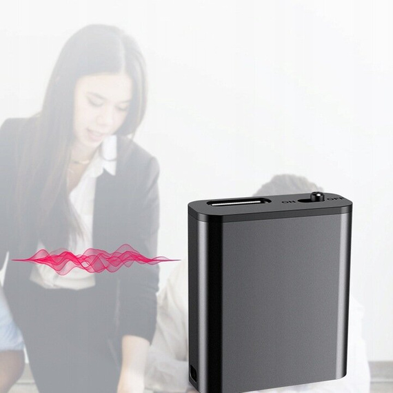 MBG Line® Q8 – mini dictaphone espion 16GB avec aimant