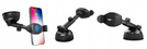 MBG line® HC33 - Supporto per auto con caricatore wireless per telefoni larghi da 55 a 88 mm
