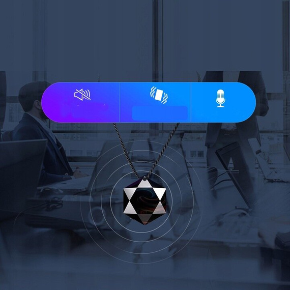 MBG Line® M6 16GBmini spy voice recorder – discreet keychain pendant with sound detection up to 1536 kbps