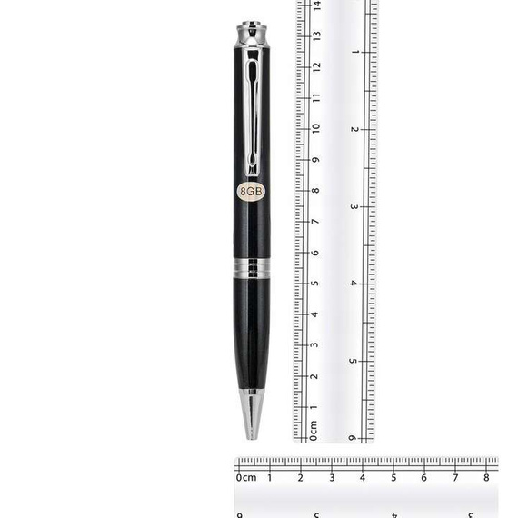 MBG line® Penna Spia Q60 - Registratore Vocale 8GB - Dispositivo di Intercettazione 192kbps con Rilevamento del Suono