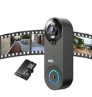 MBG line® SF W3 Negro - Videoportero con sensor PIR - Compatible con la aplicación TUYA