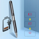 MBG Line® Q91 - registratore vocale spia a forma di penna USB 8GB