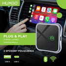HUXGO® Wireless Adapter CarPlay compatible with Apple Devices  BY963A/C