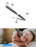 MBG line® Spy Pen Q60 - Voice recorder 8GB - Eavesdropping device192kbps with sound detection 