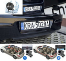 MBG line® HS900 Pro - Registratore per specchietto retrovisore auto - Telecamera di parcheggio Pro su strada 2K + FHD
