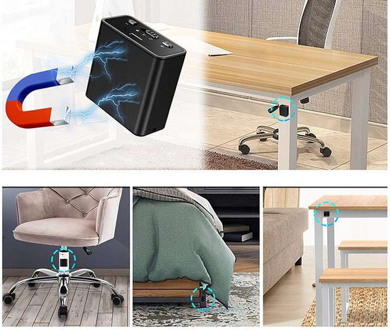 MBG line® Q65 32GB – registratore vocale discreto con magnete, rilevamento del suono e autonomia extra lunga