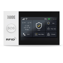 HUXGO® HXA007 4G LTE - Control panel of the Alarm System with WiFi and GSM | Control via Tuya Smart