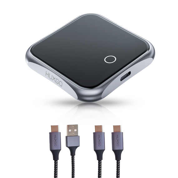 HUXGO® Adattatore wireless 2-in-1 CarPlay e Android Auto compatibile con dispositivi Apple e Android