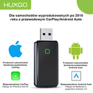  HUXGO® Wireless Adapter 2-in-1 CarPlay and Android Car compatible with Apple and Android Devices 
