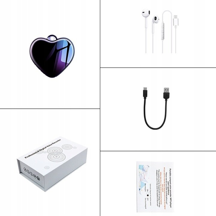 MBG Line® miniaturowy dyktafon szpiegowski Q66 8GB – wisiorek / brelok serce z detekcją dźwięku pol_pl_Mini-dyktafon-szpiegowski-8GB-wisiorek-w-ksztalcie-serca-Q66-1666_11