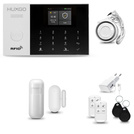 HUXGO® HXA005 - Sistema di allarme wireless WiFi + GSM con 1x Rilevatore di movimento & 1x Sensore per porte e finestre | Allarme casa senza fili Kit con app TUYA