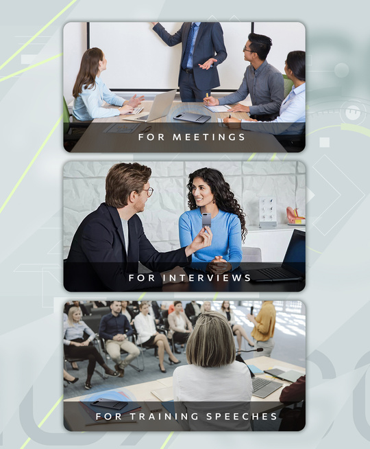 HUXGO® FW920E – Registratore vocale AI intelligente con trascrizione e traduzione in tempo reale