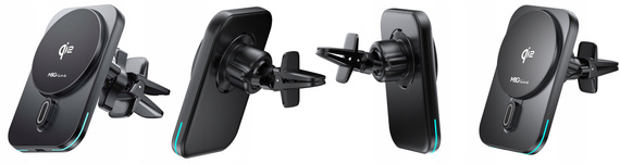 MBG Line® MGB-Q2 – MagSafe QI2 Car Mount – 15W Wireless Charger for iPhone