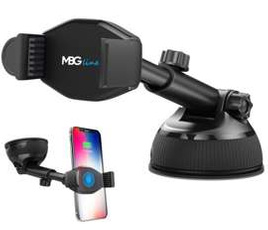 MBG line® HC33 - Car holder with wireless charger for 55-88 mm Wide Phones