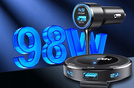 MBG line®  C78 PRO - Car quick charger - Cigsrette multiport charger with 5 USB ports