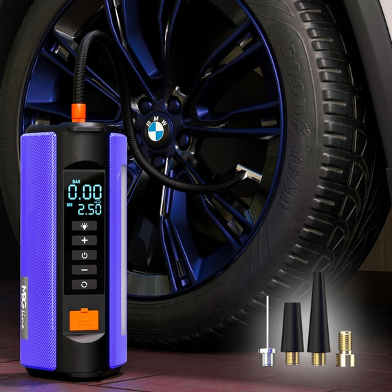 MBG Line® 840CH PRO – Multifunctional Jump Starter with Air Compressor, Powerbank & Dual LED Flashlight – 1000A / 10400mAh / 150 PSI