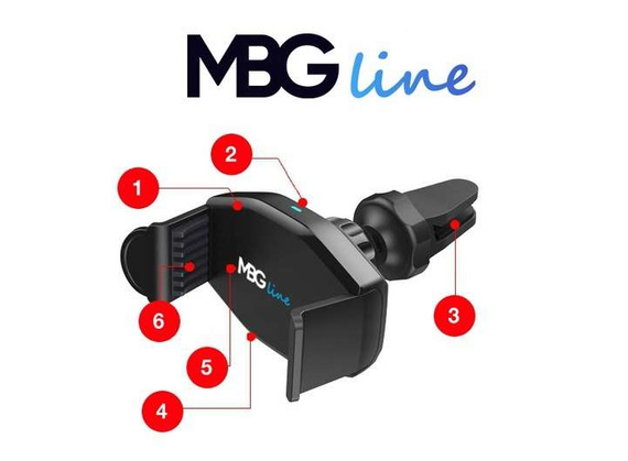 MBG line® X7+G73 - Auto-Ladegerät für Telefone mit einer Breite von 55 bis 88 mm