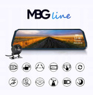 MBG line® HS900 Pro - Rückspiegelkamera fürs Auto - Profi-Parkkamera für unterwegs 2K + FHD
