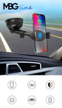 MBG line® HC33 - Car holder with wireless charger for 55-88 mm Wide Phones