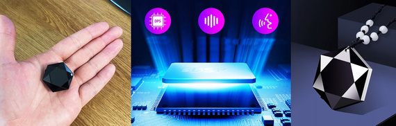 MBG Line® M6 16GB mini dictaphone espion – porte-clés / pendentif avec détection sonore jusqu’à 1536 kbps