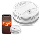 HUXGO® HXA433 Détecteur de fumée WiFi sans fil - Compatible avec l'application TUYA