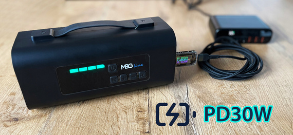 MBG Line® 811 Power – Multifunctional Jump Starter with Air Compressor, Air Pump, Flashlight, and PD30W Power Bank