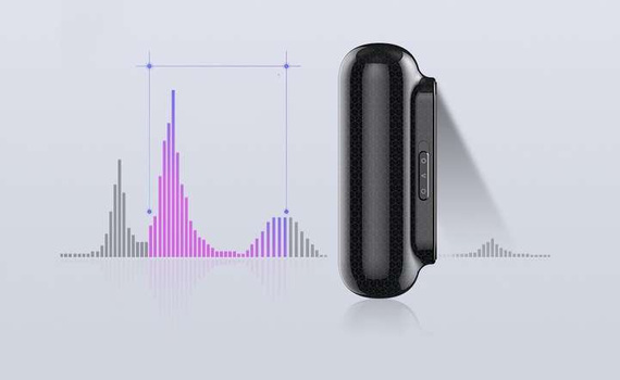 MBG line® Q65 – Mini registratore vocale spia 32 GB con rilevamento audio