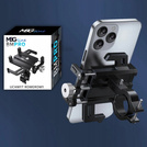 MBG line® BM PRO MH29A - Support universel en aluminium pour téléphone pour vélo, trottinette, moto avec rotation à 360°
