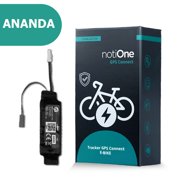 Tracker notiOne GPS pour vélo électrique compatible avec moteur électrique ANANDA
