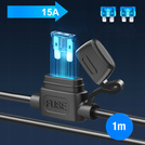 MBG line® HS75AD - 12V/24V Car Cigarette Lighter Splitter and USB Charger QC3.0 + Dual USB-C PD30W