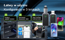  HUXGO® Wireless Adapter 2-in-1 CarPlay and Android Car compatible with Apple and Android Devices 