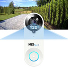 MBG line® SF W3 Blanc - Interphone vidéo avec capteur PIR - Compatible avec l'application TUYA