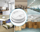 HUXGO® HXA433 Détecteur de fumée WiFi sans fil - Compatible avec l'application TUYA