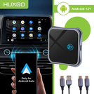 HUXGO® Adaptador inalámbrico Android Auto compatible con smartphones Android BY963A/A
