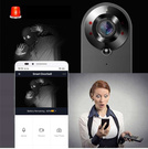 MBG line® SF W3 Blanc - Interphone vidéo avec capteur PIR - Compatible avec l'application TUYA