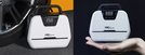 MBG line® Air Pump Car 1866 - Car Compressor 12 V with Digital Display, LED Light and Adapter set