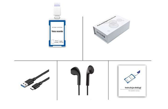 MBG line® Mini-Sprachrekorder in Ausweisform 32GB