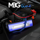 MBG Line® 840CH PRO – Démarreur multifonction avec compresseur d’air, powerbank et double lampe LED – 1000A / 10400mAh / 150 PSI