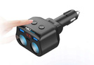 MBG line® HC69PD -  Cigarette lighter socket splitter Voltmeter Charger 2 x USB QC3.0