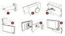 MBG line® SF520A - Electronic door viewer with 3.5 Inch LCD Display -  Wide angel 120°